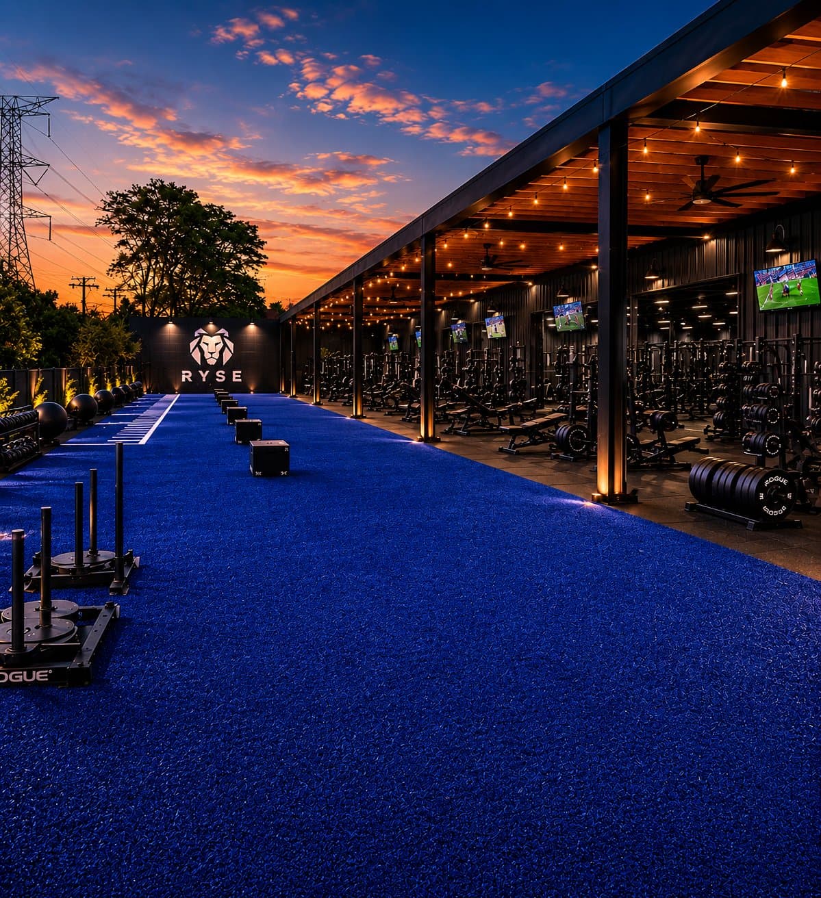 Inside Ryse Athletic Club